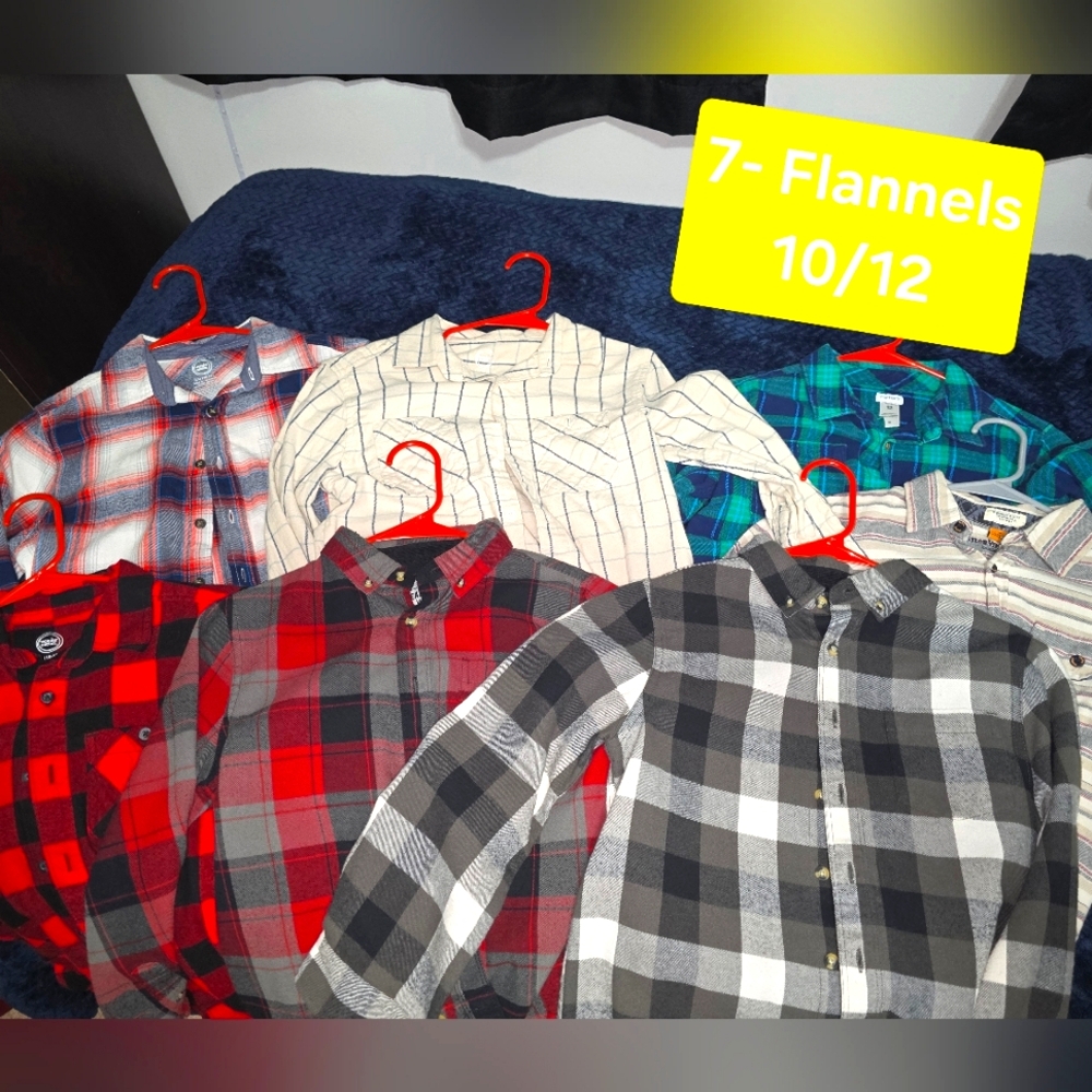 Plaid Kids Flannel Shirt